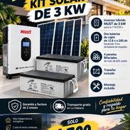 Kit solar de 3 kw Inversor híbrido Must de 3k para la 110/220 v - Img 57401342