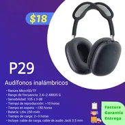 Audífonos inalámbricos P29 - Img 55187662