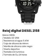 Reloj digital DIESEL 2158. Nuevo - Img 51367910
