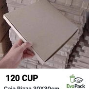 Cajas de pizza 30x30 com por paquetes de 100 u a 120 cup cada una. - Img 55989128