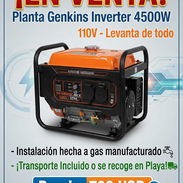⚡ Planta Eléctrica Genkins Inverter 4500W 110V | ¡Lista para Gas Manufacturado! ⚡ - Img 57846428