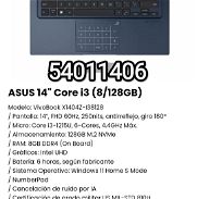 !!Laptop ASUS 14" Core i3 (8/128GB) New Sellada en caja/Modelo: VivoBook X1404Z-I38128!! - Img 45732679