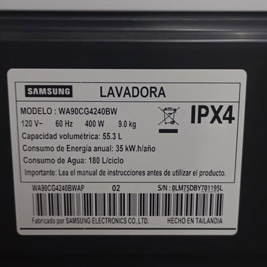 lavadora automática marca Samsung 9kg - Img 120500024