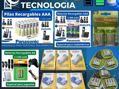 Baterías 9V alcalinas * Baterías recargables // Cargador baterías recargables oferta++ Baterías - Img main-image