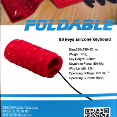 Teclados inalámbricos con mause con pilas doble y triple AAA. Solo un puerto USB para los dos - 2/3