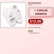 TENIS FASHION BLANCOS . - Img 57882427