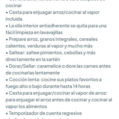 Olla digital multifuncional Hamilton Beach 37571 🌐 Capacidad de 10 tazas - 2/2