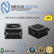 !!💻!! Fuente MSI MAG A550BN (550W/45.5A) 80+ Bronce, NUEVA en caja !!💻!! - Img 57110980