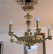 Bellísima lámpara de techo, 5 luces, bronce completa - Img 45898197