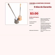 Escobilla Sanitaria Compacta y Profunda: Mango Inoxidable y Base Real VPT#-0370 - Img 55438611