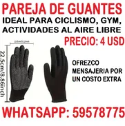 TENGO PAREJAS DE GUANTES PARA CICLISMO, GIMNASIO, ... TENGO MENSAJERÍA POR UN COSTO EXTRA. - Img 50320795