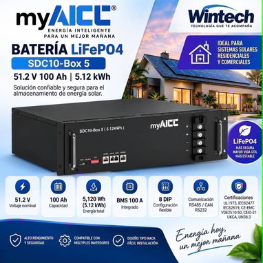Baterías de 5.12 kWh LiFePo4 🆕📣 - 3/4