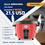 Ollas Arroceras de Color rojo 1.8L marca EKO - Img 54874233