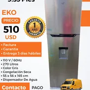 REFRIGERADOR EKO DE 9.53 PIES. 1 AÑO DE GARANTÍA, ENTREGA GRATIS. - Img 56796533