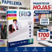 Paquetes de hojas blancas estilo carta por caja 25 usd - Img 56470980