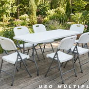 Juego de comedor 6 plazas plegable - Img 55970356