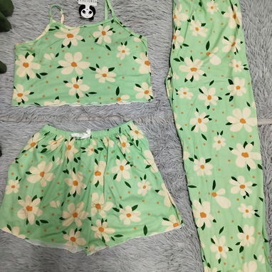 Pijamas _ ropa dormir mujer 3 piezas . 12 Usd - Img 118007889