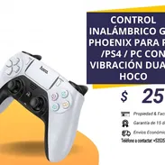 CONTROL INALÁMBRICO GA1 PHOENIX PARA PS5 /PS4 / PC CON VIBRACIÓN DUAL - HOCO - Img 57046800