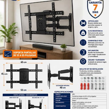 SOPORTES PARA TV NUEVOS EN CAJA!!! - Img 127502426