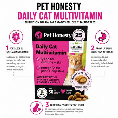 MULTIVITAMINAS PARA GATOS SABOR A POLLO - Img 126239875