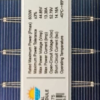 Paneles solares marca SACO, bifaciales de 600w - 2/2
