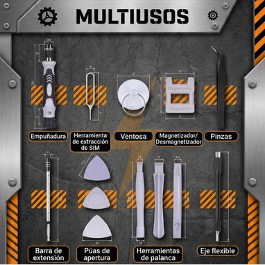 Juego de Destornilladores de Precisión - 2/4