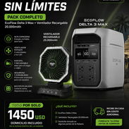 Combo!!! Ecoflow Delta 3 Max 2048 wh +ventilador F6 - Img 56608542