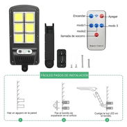 LÁMPARA SOLAR DE 120W RECARGABLE DE CONTROL REMOTO NEW CAJA ! - Img 56216030