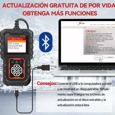 Scanner CY3001 para diagnóstico básico del carro - 4/7