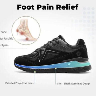Zapatillas tenis FitVille Hombre Talla 16 US (51-52 EU) – ¡Ancho Especial Extra! - Img 121752261