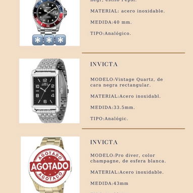 Venta de relojes invicta originales y nuevos en caja - Img 122490666