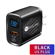 Cargador de 20W/ USB y tipo C/.medidor digital - Img 53504808