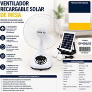 Ventilador recargable - Img 56423111