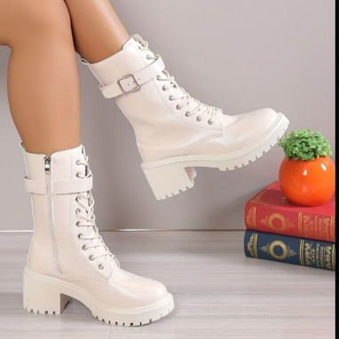 Botas blancas altas - 3/3