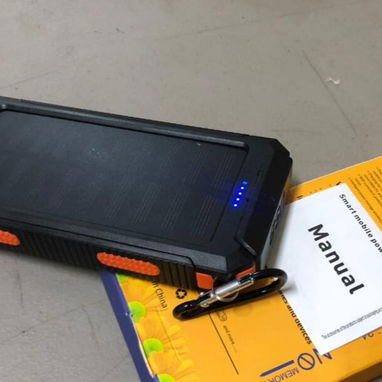 Powerbank 38 800 mAh, Batería, Cargador Portable, Backup, con Panel Solar - Img 118664955