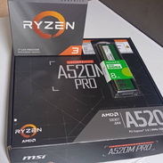 KIT AMD A520m pro + ryzen 5+8gb 2666hz Adata tod NEW y garantia - Img 54306665