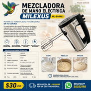 MEZCLADORA DE MANO ELÉCTRICA MILEXUS (ML-BHM62) - Img 56669085