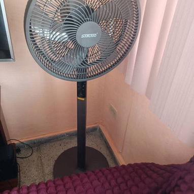 Ventilador de Pedeswtal Recargable Sanumo LED tubo Modo de control Mando a distancia, 6  Duración de la batería (estado - Img 118433208