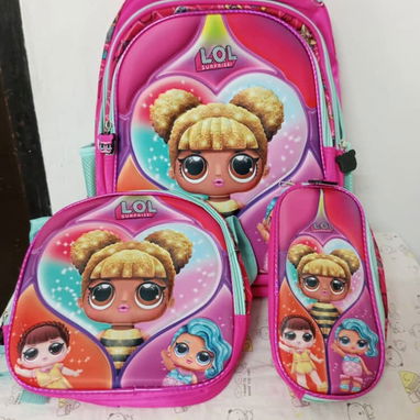 Lindas mochilas,con merendero ,cartuchera - Img 123244814