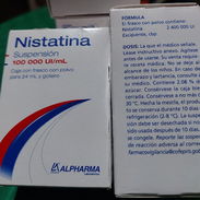 Nistatina en suspensión de 100 000 uL, frasco con 24ml y gotero. - Img 47618646