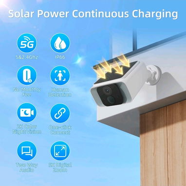 ☀️📹 ¡CÁMARAS DE SEGURIDAD SOLARES 4 MP / 2K! - 5/5