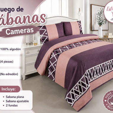 Juego de sábanas cameras - 4/10