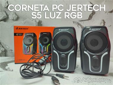 Altavoz Gaming Jertech S5 Teana Audio Altavoz con cable Controlador RGB - Bintang Pratama - Img 68658312
