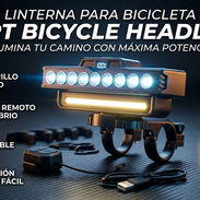 Lámpara led delantera para bicicleta o bicimotos - Img 58042654