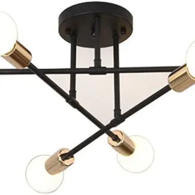 💡✨ LÁMPARA DE TECHO SPUTNIK – DEMEANOR | ORO Y NEGRO | MODERNA – 50 USD - Img 118820230