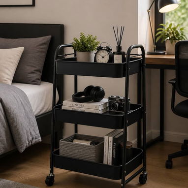 🛒 Carro Organizador Compacto con Ruedas  💲 PRECIO: 25 USD. Versátil y hermoso.  Escríbeme al WhatsApp 56249037 - Img 120508230