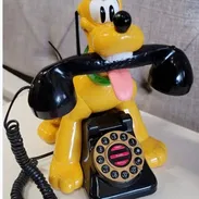 Teléfono Pluto Vintage analógico juguete antigüedad coleccionista Disney - Img 54512131