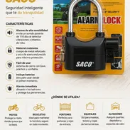 Candado saco con alarma - Img 56750933