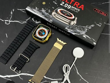 Relojes inteligentes T 10 ultra última generación alta gama súper buenos nuevos en su caja 📦 colores negros y color cre - Img 64687062