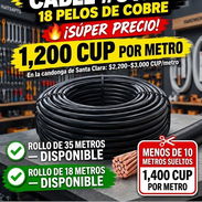 ¡CABLE ELÉCTRICO #6 AWG - Img 57822105